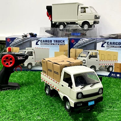 1:10/1:16 Wpl D12 Rc Car Simulation Drift Climbing Truck Led Light Cargo Rc Electric Toy Model for Boys Christmas Surprise Gifts