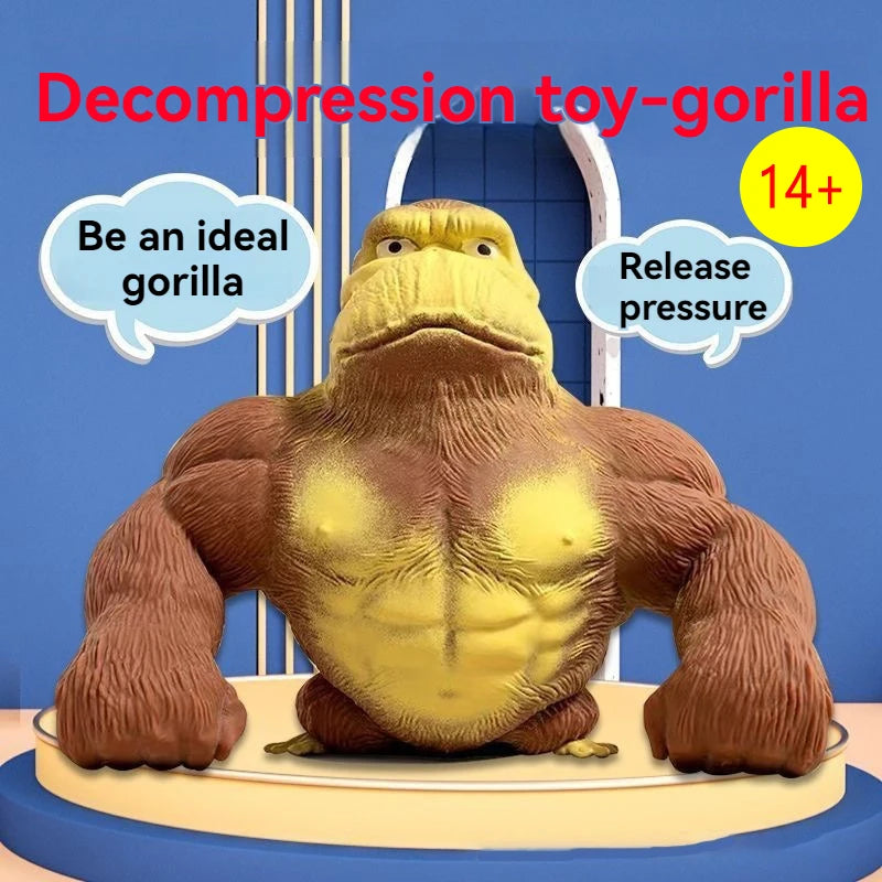 gorila que se estira para desestresarse pecio bajo últimos 