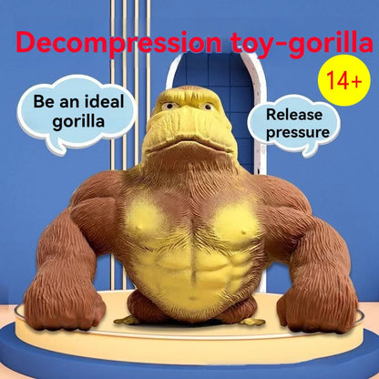 gorila que se estira para desestresarse pecio bajo últimos 