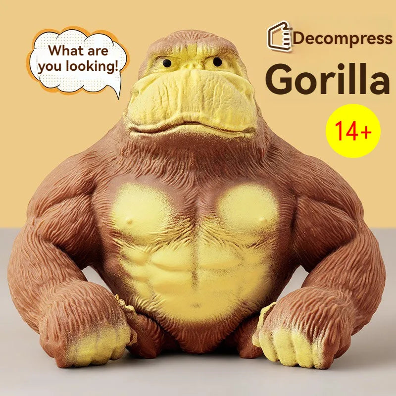 gorila que se estira para desestresarse pecio bajo últimos 
