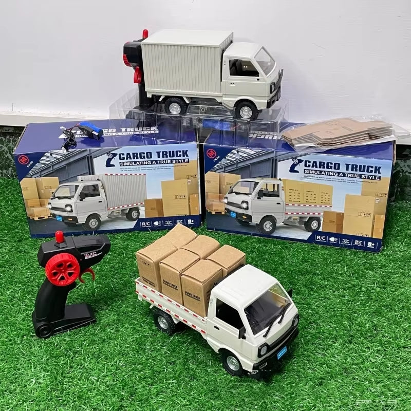 1:10/1:16 Wpl D12 Rc Car Simulation Drift Climbing Truck Led Light Cargo Rc Electric Toy Model for Boys Christmas Surprise Gifts